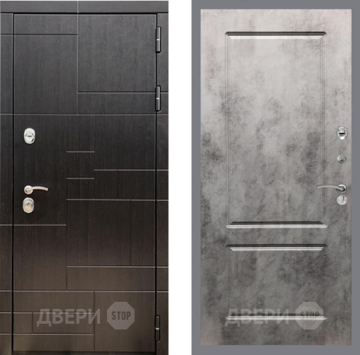 Входная металлическая Дверь Рекс (REX) 20 FL-117 Бетон темный в Электрогорске