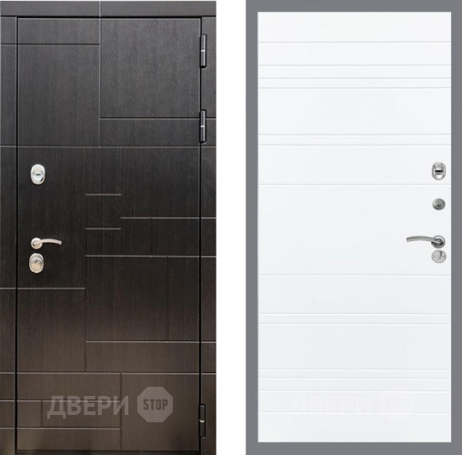 Входная металлическая Дверь Рекс (REX) 20 Line Силк Сноу в Электрогорске