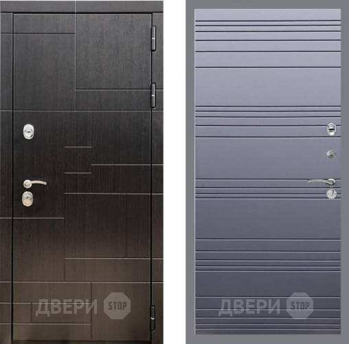 Входная металлическая Дверь Рекс (REX) 20 Line Силк титан в Электрогорске