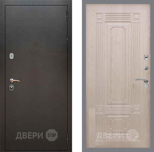 Дверь Рекс (REX) 5 Серебро Антик FL-2 Беленый дуб в Электрогорске