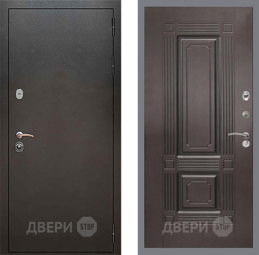 Входная металлическая Дверь Рекс (REX) 5 Серебро Антик FL-2 Венге в Электрогорске