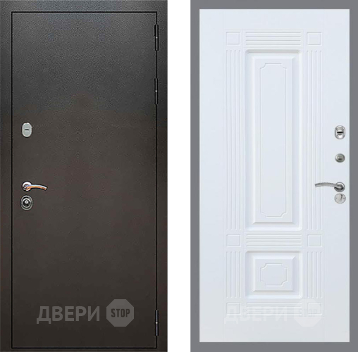 Дверь Рекс (REX) 5 Серебро Антик FL-2 Силк Сноу в Электрогорске