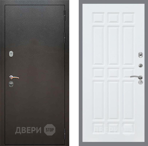 Дверь Рекс (REX) 5 Серебро Антик FL-33 Силк Сноу в Электрогорске