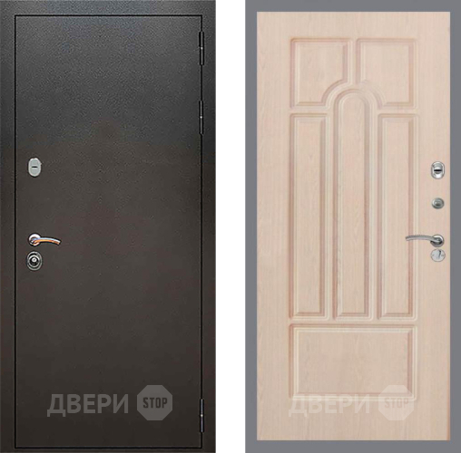 Входная металлическая Дверь Рекс (REX) 5 Серебро Антик FL-58 Беленый дуб в Электрогорске