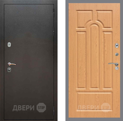 Входная металлическая Дверь Рекс (REX) 5 Серебро Антик FL-58 Дуб в Электрогорске