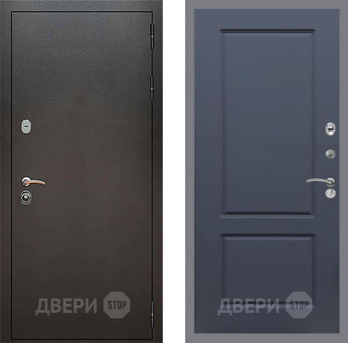 Входная металлическая Дверь Рекс (REX) 5 Серебро Антик FL-117 Силк титан в Электрогорске