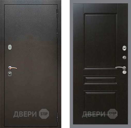 Входная металлическая Дверь Рекс (REX) 5 Серебро Антик FL-243 Венге в Электрогорске