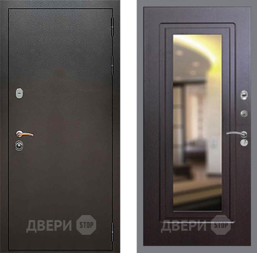 Дверь Рекс (REX) 5 Серебро Антик FLZ-120 Венге в Электрогорске