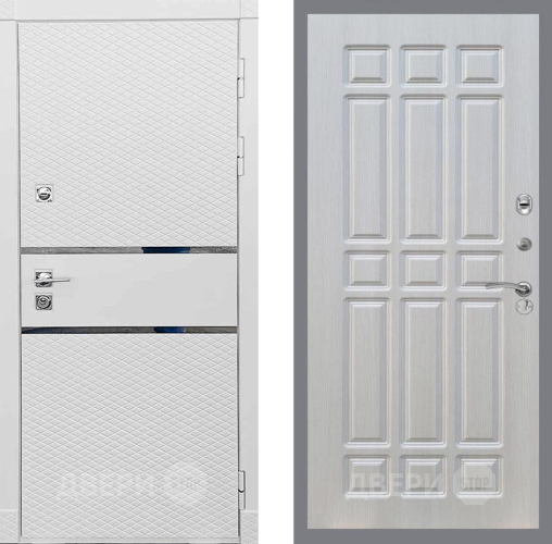 Входная металлическая Дверь Рекс (REX) 15 Силк Сноу FL-33 Лиственница беж в Электрогорске