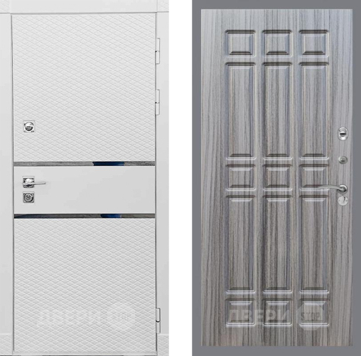 Входная металлическая Дверь Рекс (REX) 15 Силк Сноу FL-33 Сандал грей в Электрогорске