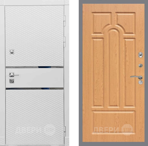 Входная металлическая Дверь Рекс (REX) 15 Силк Сноу FL-58 Дуб в Электрогорске