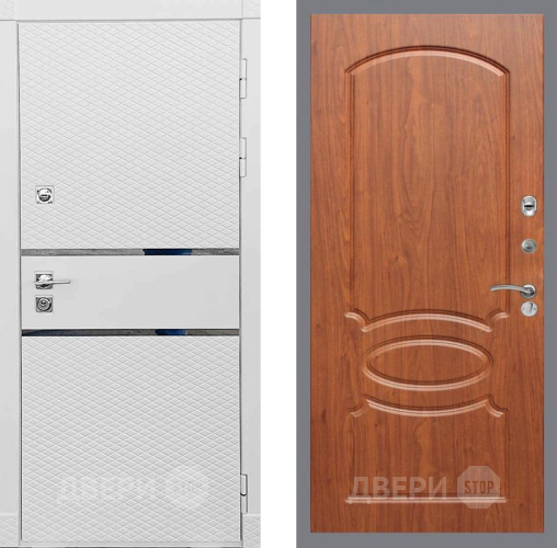 Входная металлическая Дверь Рекс (REX) 15 Силк Сноу FL-128 Морёная берёза в Электрогорске
