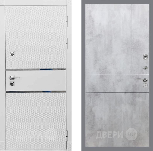 Входная металлическая Дверь Рекс (REX) 15 Силк Сноу FL-290 Бетон светлый в Электрогорске