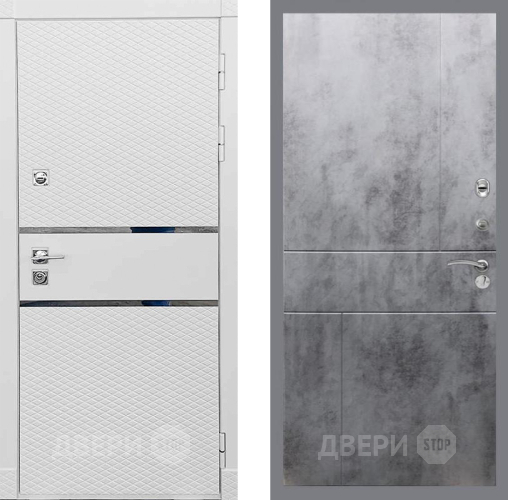 Входная металлическая Дверь Рекс (REX) 15 Силк Сноу FL-290 Бетон темный в Электрогорске