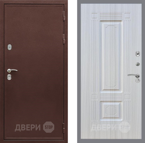 Входная металлическая Дверь Рекс (REX) 5А FL-2 Сандал белый в Электрогорске