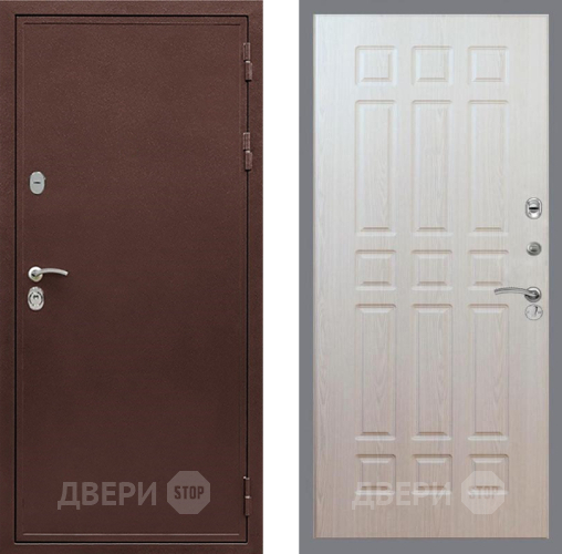 Входная металлическая Дверь Рекс (REX) 5А FL-33 Беленый дуб в Электрогорске