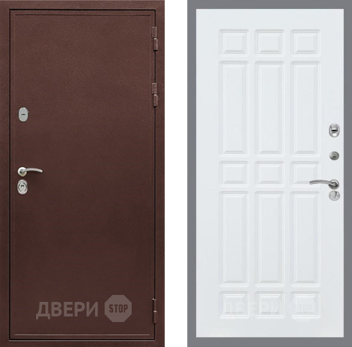 Входная металлическая Дверь Рекс (REX) 5А FL-33 Силк Сноу в Электрогорске