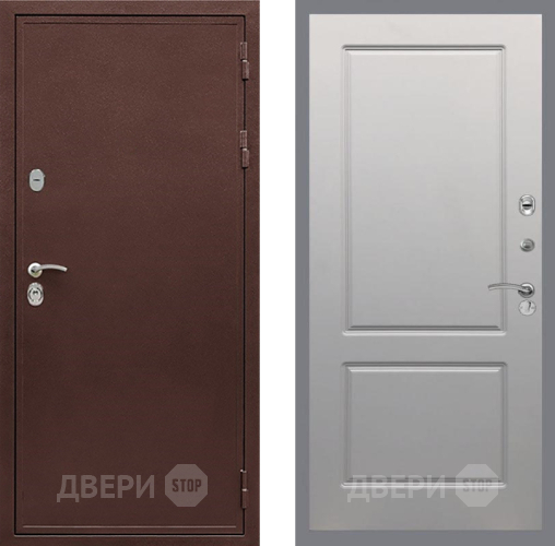 Входная металлическая Дверь Рекс (REX) 5А FL-117 Грей софт в Электрогорске
