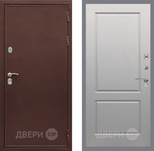 Входная металлическая Дверь Рекс (REX) 5А FL-117 Грей софт в Электрогорске