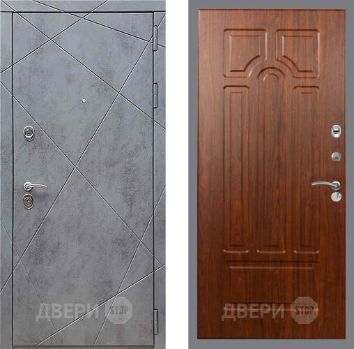 Входная металлическая Дверь Рекс (REX) 13 Бетон Темный FL-58 Морёная берёза в Электрогорске