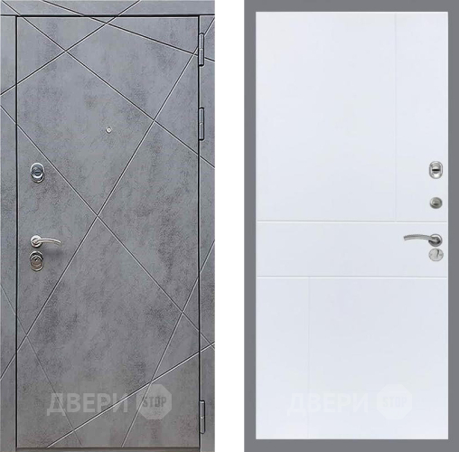 Входная металлическая Дверь Рекс (REX) 13 Бетон Темный FL-290 Силк Сноу в Электрогорске