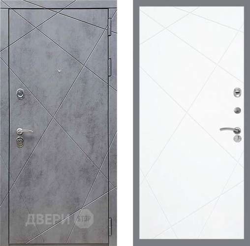 Входная металлическая Дверь Рекс (REX) 13 Бетон Темный FL-291 Силк Сноу в Электрогорске