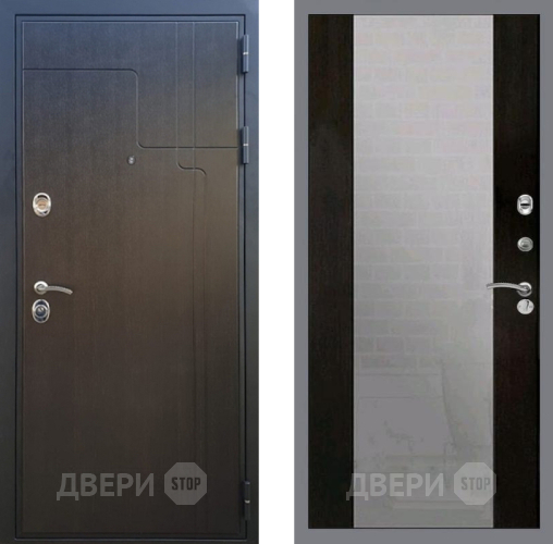 Дверь Рекс (REX) Премиум-246 СБ-16 Зеркало Венге в Электрогорске