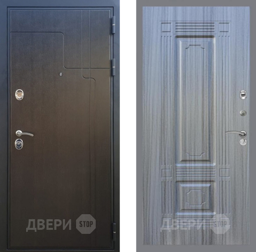 Входная металлическая Дверь Рекс (REX) Премиум-246 FL-2 Сандал грей в Электрогорске