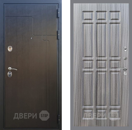 Входная металлическая Дверь Рекс (REX) Премиум-246 FL-33 Сандал грей в Электрогорске