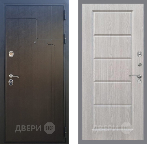 Входная металлическая Дверь Рекс (REX) Премиум-246 FL-39 Беленый дуб в Электрогорске