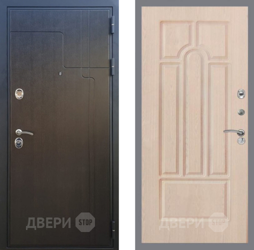 Входная металлическая Дверь Рекс (REX) Премиум-246 FL-58 Беленый дуб в Электрогорске