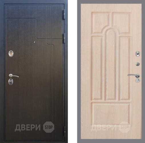 Входная металлическая Дверь Рекс (REX) Премиум-246 FL-58 Беленый дуб в Электрогорске