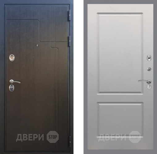 Входная металлическая Дверь Рекс (REX) Премиум-246 FL-117 Грей софт в Электрогорске