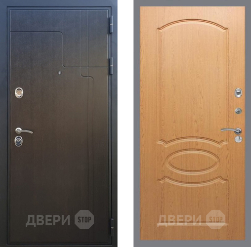 Входная металлическая Дверь Рекс (REX) Премиум-246 FL-128 Дуб в Электрогорске
