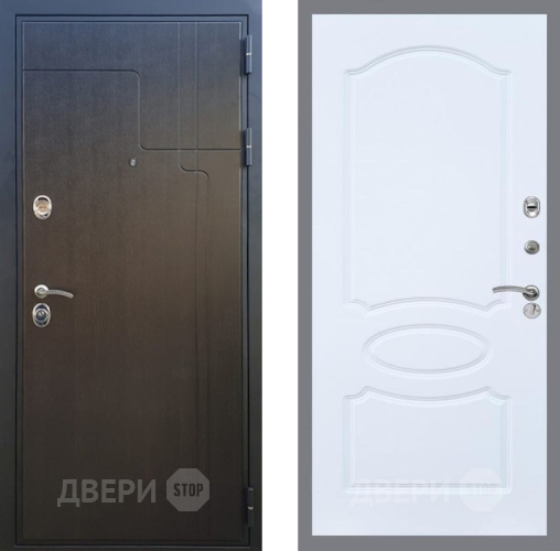 Входная металлическая Дверь Рекс (REX) Премиум-246 FL-128 Силк Сноу в Электрогорске