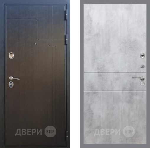 Входная металлическая Дверь Рекс (REX) Премиум-246 FL-290 Бетон светлый в Электрогорске