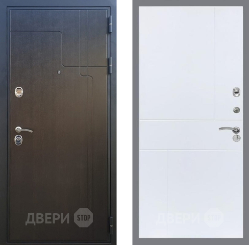 Входная металлическая Дверь Рекс (REX) Премиум-246 FL-290 Силк Сноу в Электрогорске