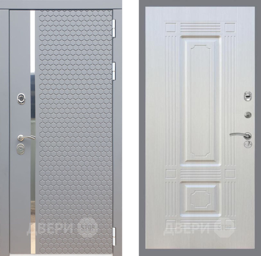 Входная металлическая Дверь Рекс (REX) 24 FL-2 Лиственница беж в Электрогорске