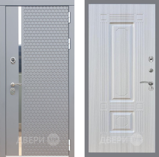 Входная металлическая Дверь Рекс (REX) 24 FL-2 Сандал белый в Электрогорске