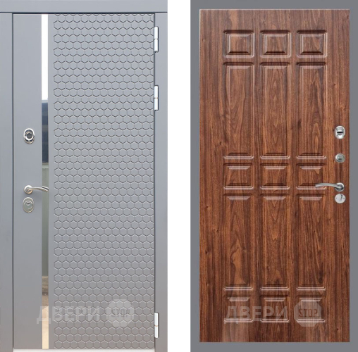 Дверь Рекс (REX) 24 FL-33 орех тисненый в Электрогорске