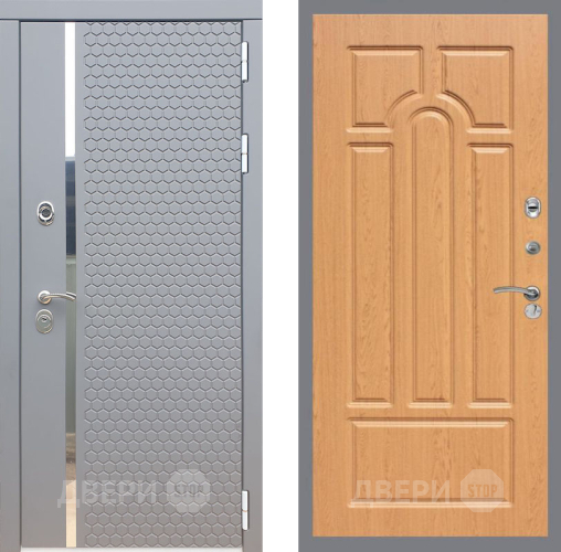 Входная металлическая Дверь Рекс (REX) 24 FL-58 Дуб в Электрогорске
