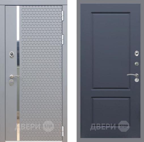 Входная металлическая Дверь Рекс (REX) 24 FL-117 Силк титан в Электрогорске
