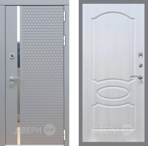 Входная металлическая Дверь Рекс (REX) 24 FL-128 Лиственница беж в Электрогорске