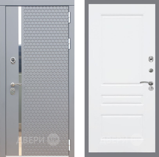 Входная металлическая Дверь Рекс (REX) 24 FL-243 Силк Сноу в Электрогорске