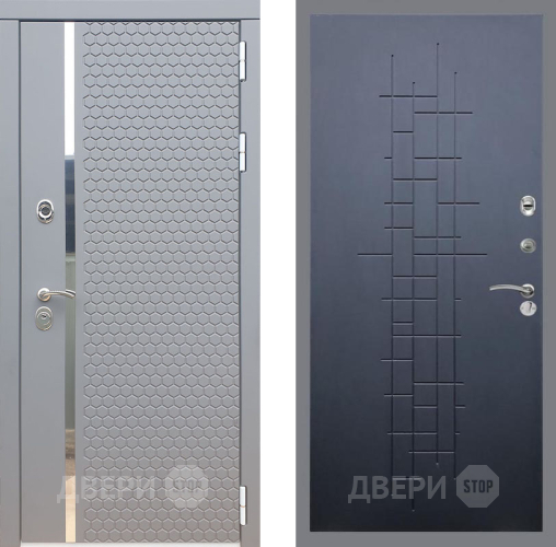 Входная металлическая Дверь Рекс (REX) 24 FL-289 Ясень черный в Электрогорске