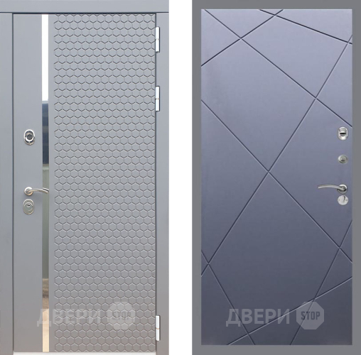 Входная металлическая Дверь Рекс (REX) 24 FL-291 Силк титан в Электрогорске