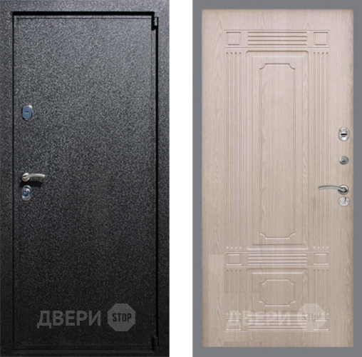 Входная металлическая Дверь Рекс (REX) 3 FL-2 Беленый дуб в Электрогорске