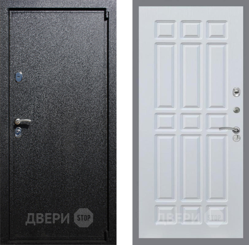 Входная металлическая Дверь Рекс (REX) 3 FL-33 Белый ясень в Электрогорске