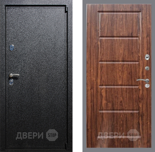 Входная металлическая Дверь Рекс (REX) 3 FL-39 орех тисненый в Электрогорске