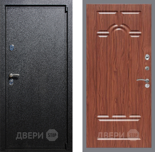 Входная металлическая Дверь Рекс (REX) 3 FL-58 орех тисненый в Электрогорске